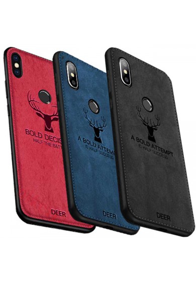 قاب و بک کاور گوشی مدل ردمی نوت 5 پرو شیائومی طرح گوزنی | Xiaomi Redmi Note 5 Pro Cloth Texture Silicone Deer Case Cover
